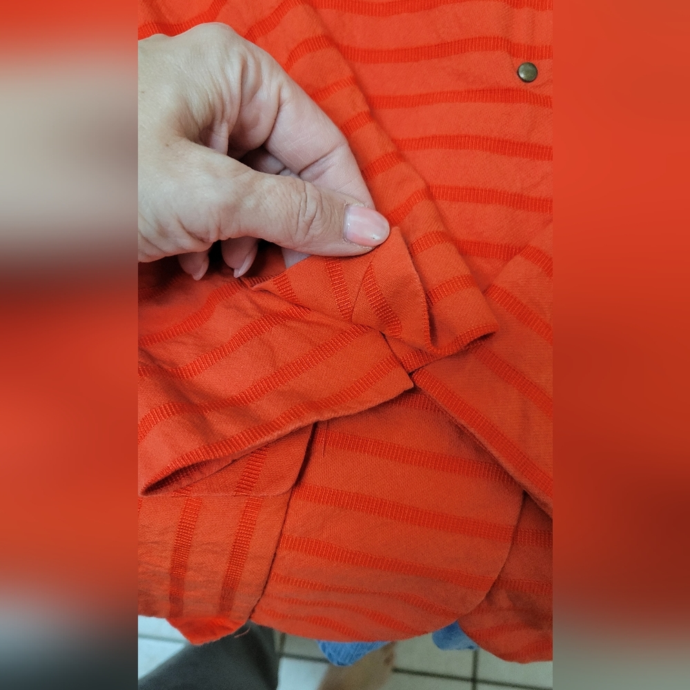 J Crew Red orange jacket sz 8 - Picture 9 of 9